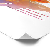 主クリシュナのポスター水の色クリシュナのポスター ポスター (角)