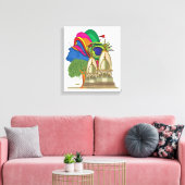 主クリシュナ キャンバスプリント (インサイチュ (リビング))