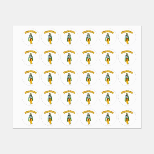 主クリシュナ ラベル (シート)