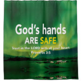 主クリスチャンへの信頼 シャワーカーテン (正面)