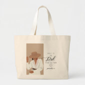 主クリスチャン女性への信頼 ラージトートバッグ (正面)