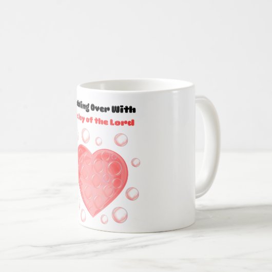 主コーヒーカップの喜び コーヒーマグカップ (正面右)