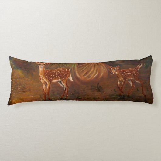 主シカの子鹿 ボディピロー (正面)