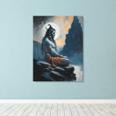 主シバめい想の，引っ越し祝いパーティー，贈り物，アイディア キャンバスプリント (インサイチュ (ウッドフロア))