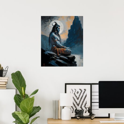 主シバめい想の，引っ越し祝いパーティー，贈り物，アイディア ポスター (ホームオフィス)