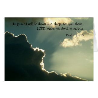 主シリーズの平和 | Psalm 4 v 8