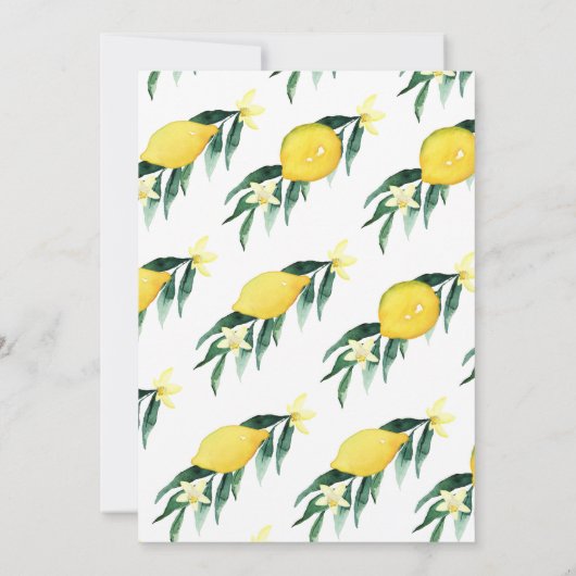 主スクイーズリースブライダルシャワー招待 招待状 (裏面)