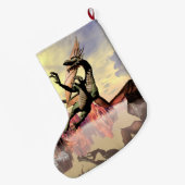 主ノートが付いているサクソフォーン ラージクリスマスストッキング (裏面 (吊り時))