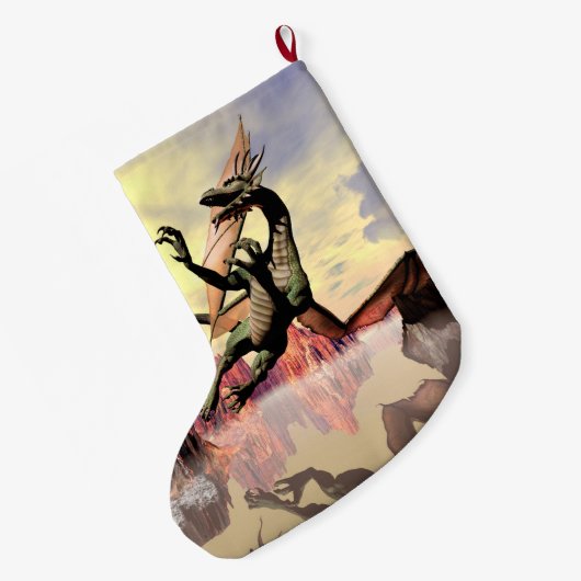 主ノートが付いているサクソフォーン ラージクリスマスストッキング (裏面 (吊り時))