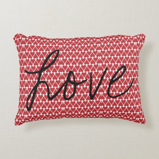主ハートの記念品ロマンチックな愛運命の運命 アクセントクッション (正面)