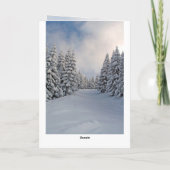 主バイブル聖句カードに信頼カスタムする シーズンカード (裏面)