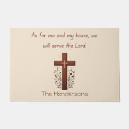 主パーソナライズされたに仕え ドアマット