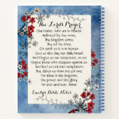 主パーソナライズされたの祈りの言葉入り手帳 ノートブック (裏面)