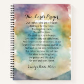 主パーソナライズされたの祈りの言葉入り手帳 ノートブック (正面)