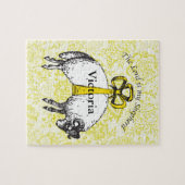 主パーソナライズされたは私の羊飼いの詩篇23 ジグソーパズル (横)