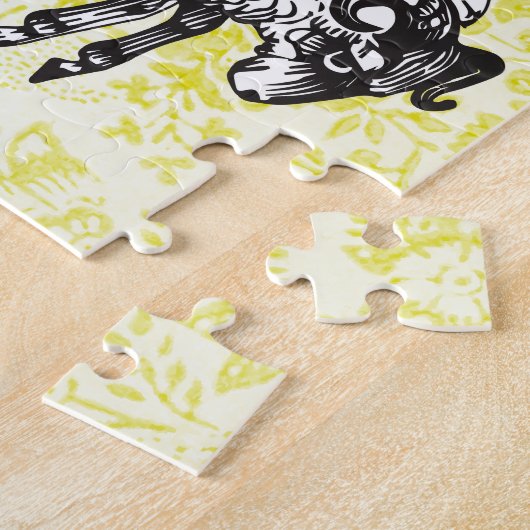 主パーソナライズされたは私の羊飼いの詩篇23 ジグソーパズル (側面)