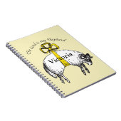 主パーソナライズされたは私の羊飼いの詩篇23 ノートブック (右側)