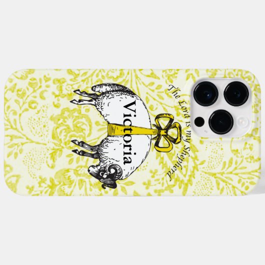 主パーソナライズされたは私の羊飼いの詩篇23 Case-Mate iPhoneケース (裏面 (横))