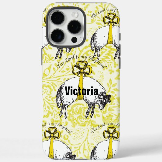 主パーソナライズされたは私の羊飼いの詩篇23 Case-Mate iPhoneケース (裏面)