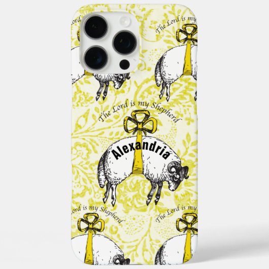 主パーソナライズされたは私の羊飼いの詩篇23 Case-Mate iPhoneケース (裏面)