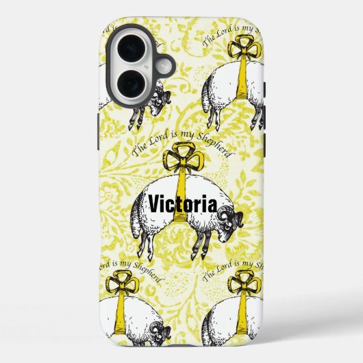 主パーソナライズされたは私の羊飼いの詩篇23 Case-Mate iPhoneケース (裏面)