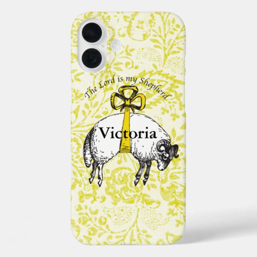 主パーソナライズされたは私の羊飼いの詩篇23 Case-Mate iPhoneケース (裏面)