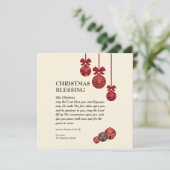 主パーソナライズされたよ賛美 |クリスマス シーズンカード (スタンド正面)