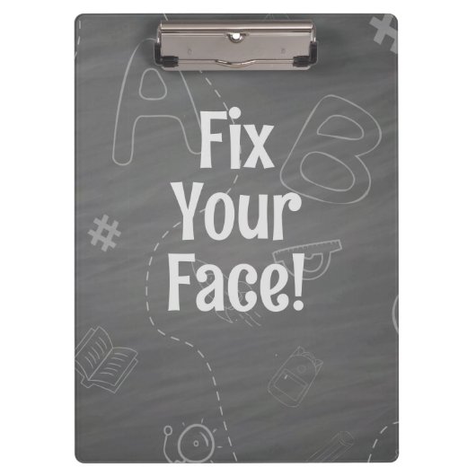 主パーソナライズされた要「顔の修正」 クリップボード (正面)