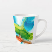 主プルーム-水彩 カフェラテマグ (右)