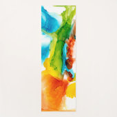 主プルーム-水彩 ヨガマット (正面)