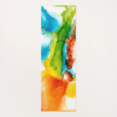 主プルーム-水彩 ヨガマット (裏面)