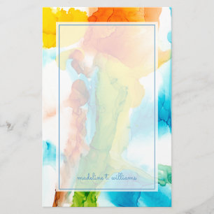 主プルーム-水彩 便箋