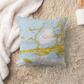 主ラルゴの航海のな図表の地図 クッション (ブランケット)