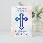 主与えに対して サンキューカード (スタンド正面)