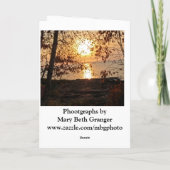 主与えに対して サンキューカード (裏面)