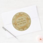 主与えに感謝していしよう ラウンドシール (封筒)