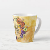 主与えに感謝してい感謝する カフェラテマグ (右アングル)