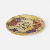 主与えに感謝してい感謝する ペーパープレート (アングル)