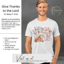 「主与えに感謝してい」男子トライブレンドシャツ トライブレンドＴシャツ