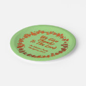 主与えのリース名は小さい7" ペーパープレート (アングル)