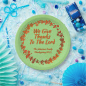 主与えのリース名へ9" ペーパープレート (パーティー)