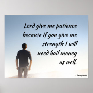 主与え忍耐 ポスター