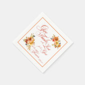 主与え感謝してい秋水の色フローラ昼寝 スタンダードカクテルナプキン (角)