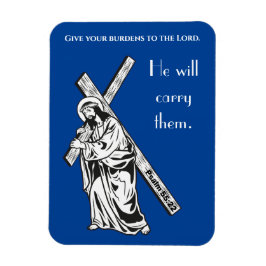 主与え聖聖書の聖句に対するあなたの重荷 マグネット