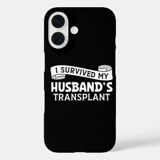 主人が移植手術を受けたので私も生き延びた リボン Case-Mate iPhoneケース (裏面)