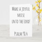 主人にとって愛らしい喜びの声 カード (黄色い花)