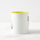 主人の声が明るく輝く マグカップ (中央)