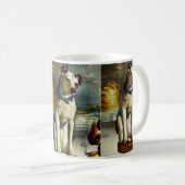 主人の声が最後の晩餐に参加 コーヒーマグカップ (正面右)