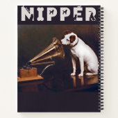 主人の声が犬をかじった ノートブック (裏面)