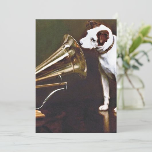 主人の声が犬をかじった 招待状 (スタンド正面)